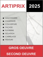 Bordereau de prix gros oeuvre / second oeuvre
