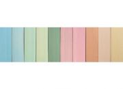 Plaquettes de terre cuite lisses ou structurées teintes pastels