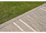 Bordure en terre cuite pour délimitation d'espaces verts ou terrasses