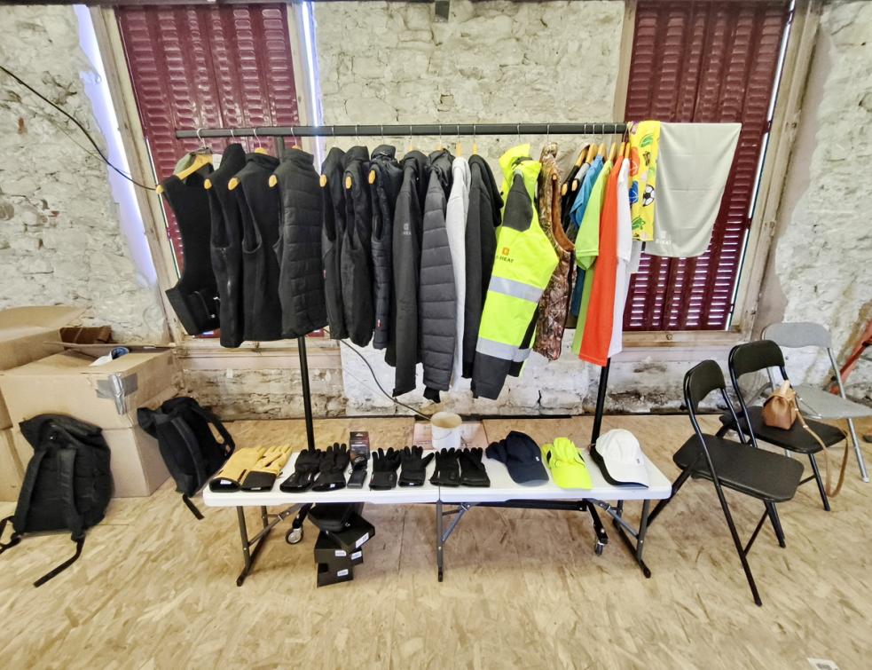 L'offre de vêtements de travail G-Heat chauffants ou rafraîchissants. © PP